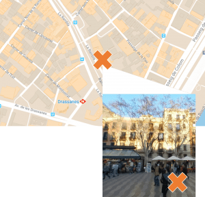 Rambla 18 mapa